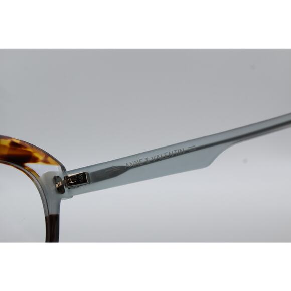 Anne Et Valentin PENCIL 8A35 Tortoise/Blue Cat-Eye Eyeglasses - Picture 4 of 5